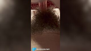 Lustful mother I'd like to fuck lastly has time to finger herself to climax. Flawless curly twat