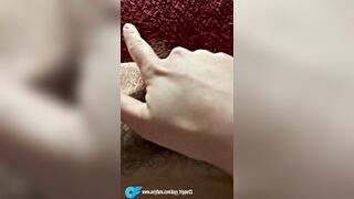 Lustful mother I'd like to fuck lastly has time to finger herself to climax. Flawless curly twat