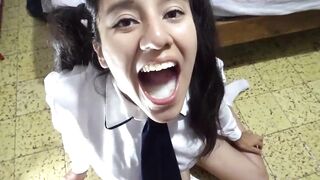 POV SLOPPY SCREW THORAT CUMSLUT PLAYCUM GARGLING AND CUM BUBBLES