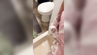 Soapy shower solo