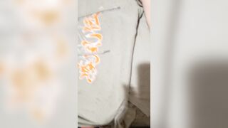 See me suck my giant tit