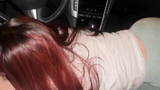 Lalin girl Teen sucks weenie for the 1st time!! Roadhead!! College gal whore!