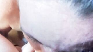 POV of my Stepsister Sucking and giving me a tugjob! Indecent bitch!