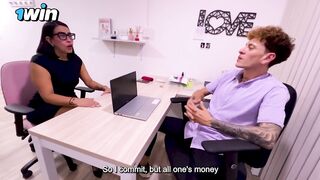 mother I'd like to fuck brunette hair Colombiana Rides her landlord knob to not get kicked out! - Kylei Ellish