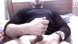 solo masturbating my wang in a recent spanish room