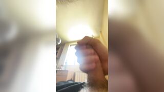 Masturbating my Weenie and cumming on the daybed