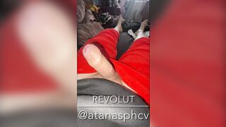 Girlfriend interupted my masturbation whilst I'm reading the chat