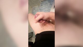 Finishing the masturbation