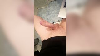 Finishing the masturbation