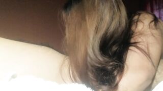 That babe oral-sex her boyfriend in advance of that babe do it on top.