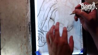 Drawing "Grand Sundae" Celebrity Facial Dream