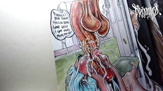 Drawing "Grand Sundae" Celebrity Facial Dream