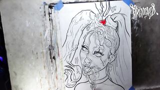 Drawing "Grand Sundae" Celebrity Facial Dream