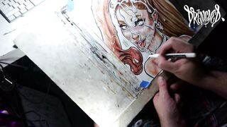 Drawing "Grand Sundae" Celebrity Facial Dream