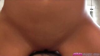 My stepsister lost a wager and since this babe's sooooo screwing sexy, I wanted her to suck my shlong. And that babe SCREWING DID IT! What an experience screwing her!
