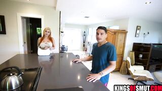 Step son giving step mamma a ride