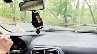 From the Office on Lunch Break: Car Jerk Session for boss Turns Wild!