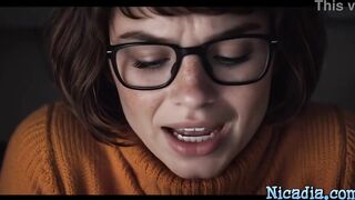 Scooby Doo AI Porn - Velma Banged And Creampied In Haunted Abode