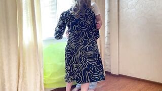 Older housewife gave oral job and got drilled in the booty