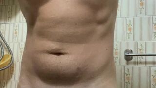 Bath previous to going for a morning walk