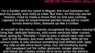 Soldier to Bitch Part 01 - Sissy Caption Story