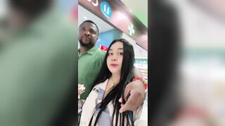 Cambodia chicks 1st time with ebony chap