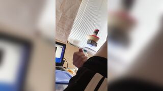Trying to make my ramrod pee cum