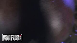 MOFOS - Black party angel Kandie Monae gets drilled in the hawt tub