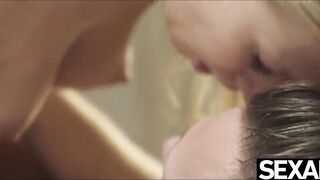 This babe sucks him in a sexy 69 previous to riding his large shlong eagerly