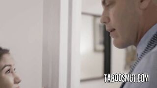 Oriental Stepdaughter Caught Wetting Herself by Stepdad