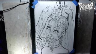 Drawing "Grand Sundae" Celebrity Facial Dream