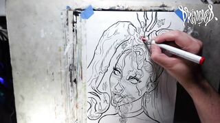 Drawing "Grand Sundae" Celebrity Facial Dream