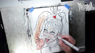 Drawing "Grand Sundae" Celebrity Facial Dream