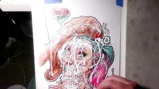 "High Brow Art" Hawt cum catcher turned into a true masterpiece. Music by: CeehDeeh