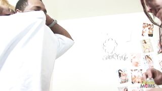 Hawt redhead with tattoos groans in fun whilst her taut snatch is permeated by a dude with a large ebony rod. In advance of this chab cums on her arsehole in doggy, that guy fingers her booty whilst her twat is plowed