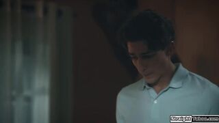 Teen Lexi Lore got invited by her classmate and his stepbro to have group study. Merely then this babe finds out that they just wanna screw her the one and the other sides