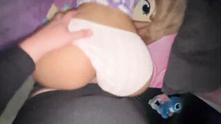My little stepsister shows me her pants and ends up letting me screw her!! Screwing my stepsister