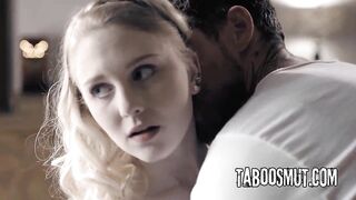 Small Blond Teen Bangs With Aged Guy