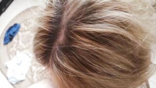 Amateur mother I'd like to fuck screwed in the kitchen by her stepbrother