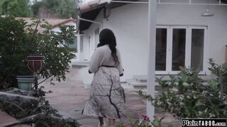 Spouse comes home to his abode full of cobwebs.Hes shocked when that guy sees his black wife August Skye turned into an arachnid and sucking the neighbour