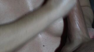 I make him cum with my nipp.