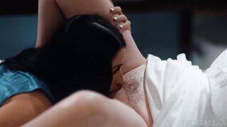 Pure Taboo Bride Bunny Colby’s Repressed Lesbo Wants Ravished by Stepsister-in-law Alex Coal