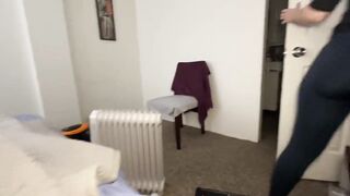 The recent Maid came to Work Wearing Gym Garments (FETISH)
