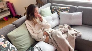 Hawt mother i'd like to fuck got lewd and begged to be drilled in the sofa