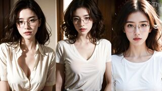 A illustrious university beauty named B was tricked into having sex by a mechanic. This chab set up a camera to record the audio movie. Created by AI.