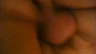 Blond aged gets facialized after screwing hard