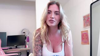 My Excited Step Sis Caught Me in Her Room and Started Grabbing My Knob