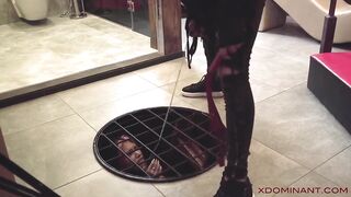 Xdominant 028 - Hogtied slavegirl anal casting with biggest rod