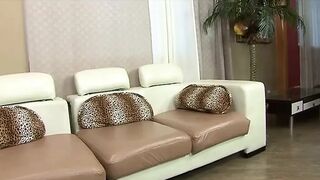 Large butt ebony cutie likes large ebony wang in cunt in throat