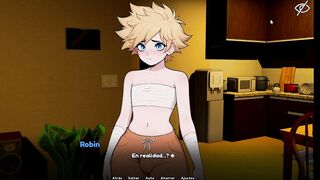 Playing with my femboy -My femboy Roomate